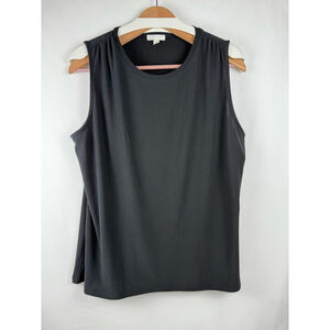 Women's 14th & Union Sleeveless Top Black Size XL
